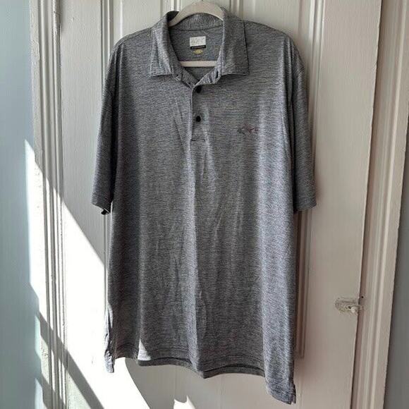 Greg Norman Play Dry Polo Shirt Mens XXL Gray Short Sleeve Collar Activewear - Picture 1 of 8